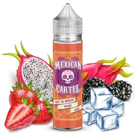 Fruit du dragon-Fraise-Mûre