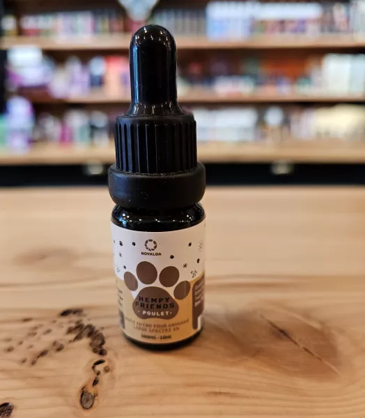 HUILE CBD pour animaux - Saveur poulet